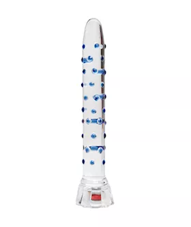 Beacon Flashing Glass Dildo