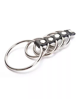 5 Rings Metal Cock Ring
