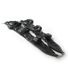 Strict Leather Bondage Sleeves