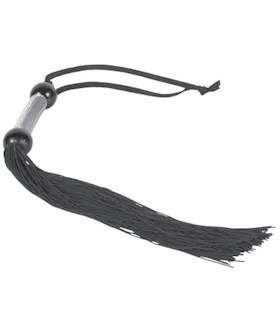 Medium 14 Inch Black Rubber Whip