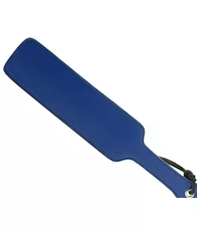 Black And Blue Leather Fraternity Paddle