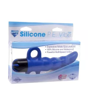 Silicone Pe Vibe Large Blue