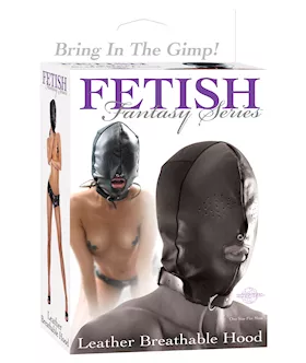 Ff Leather Hood With 3 Holes