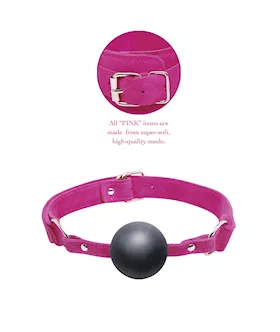 Fetish Fantasy Plush Pink Ball Gag