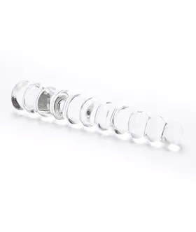 Bumpy Road Glass Dildo