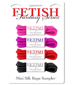 Fetish Fantasy Series Mini Silk Rope Sampler