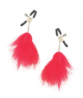 Fetish Fantasy Series Feather Nipple Clamps