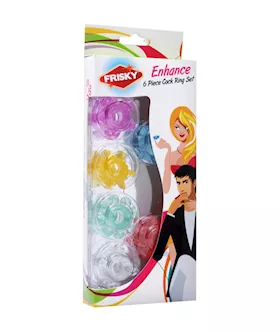 Enhance 6 Piece Cock Ring Set