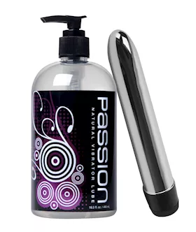 Slim Vibe With 16 Oz Toy Lube Kit