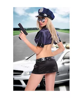 Two Piece Sexy Police Costume