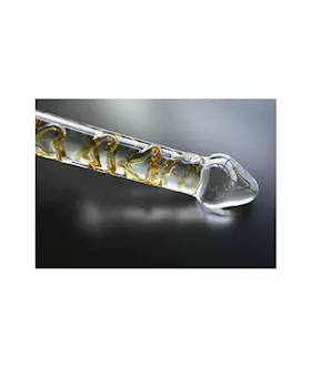 Heart Of Gold Glass Toy