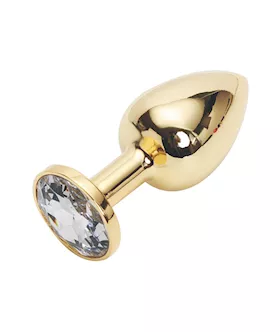 Jewelled Metal Butt Plug