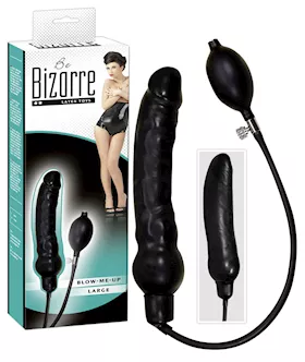 Blow Me Up Latex Dildo
