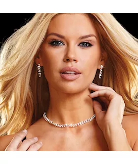 Double Strand Necklace & Earring Set
