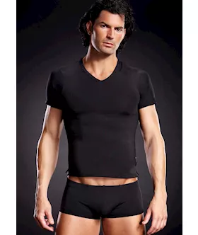 Performance Microfiber V-neck Tee