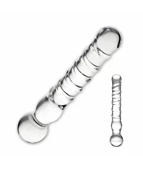 Glas Joystick Clear Glass Dildo