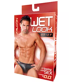 Wet Look Brief Extra Large