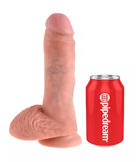 King Cock Suction Cup Dildo With Balls
