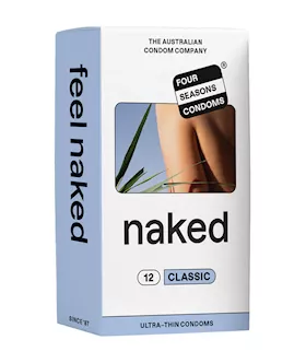Four Seasons Naked Classic Condoms - 12 Pack