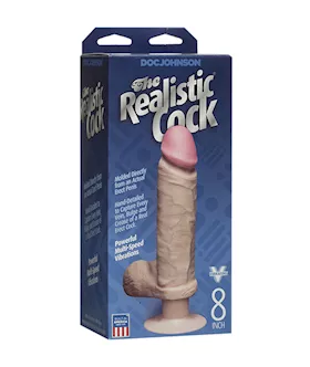 The Vibro Realistic 8 In Cock