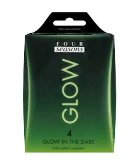 Glow In The Dark Condoms 4 Pack
