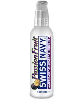 Swiss Navy Water Base Flavored Lubricant Passion Fruit 4oz 118ml