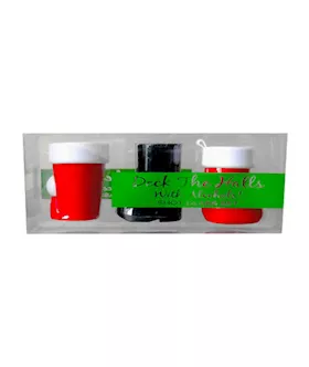 Deck The Halls Shot Glass Set