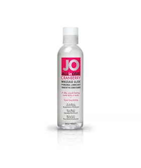 Jo Sensual Massage Glide Cranberry 4oz 118ml