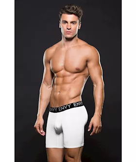 Micro LowRise Logo Athletic Boxer L X White