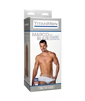Titanmen Marco Blaze 8.5 Inch Realistic Suction Cup Dildo