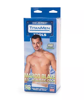 Titanmen Marco Blaze 8.5 Inch Realistic Suction Cup Dildo