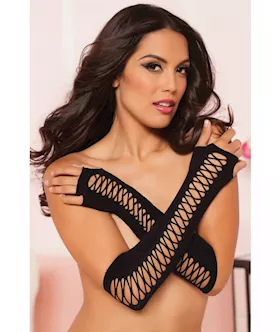 Seamless Elbow Length Gloves