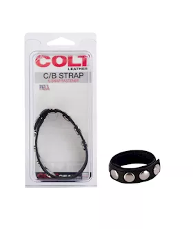 Colt Adjustable 5 Snap Leather Strap