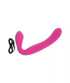 Rechargeable Silicone Love Rider Strapless StrapOn