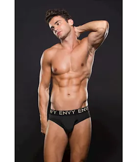 Envy Micro Lowrise Logo Elastic Brief M L
