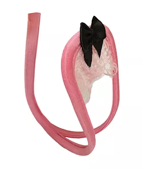 Bowtie Front Lace C-string