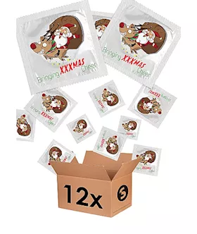 Funny Condom Bringing Xxxmas Cheer