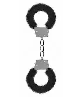 Pleasure Handcuffs Furry Black