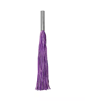 Leather Whip Metal Long