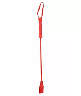 Cube Tipped Crop Suede Red