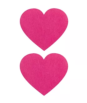 Nipple Sticker Hearts Pink
