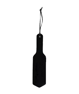 Paddle Leather And Suede Black