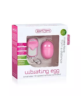 10 Speed Remote Vibrating Egg Small Pink