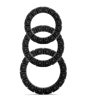 Silicone Love Wheel 3 Sizes Black