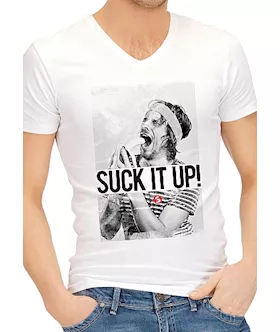 Funny Shirts Suck It Up M