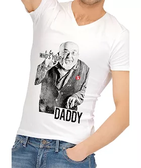 S-line Funny Tshirt Whos Your Daddy L