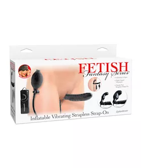 Fetish Fantasy Series Inflatable Vibrating Strapless Strap-on