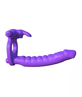 Fantasy C-ringz Silicone Double Penetrator Rabbit