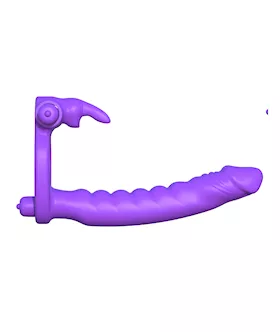 Fantasy C-ringz Silicone Double Penetrator Rabbit