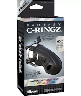 Hardcore Silicone Cock Blocker